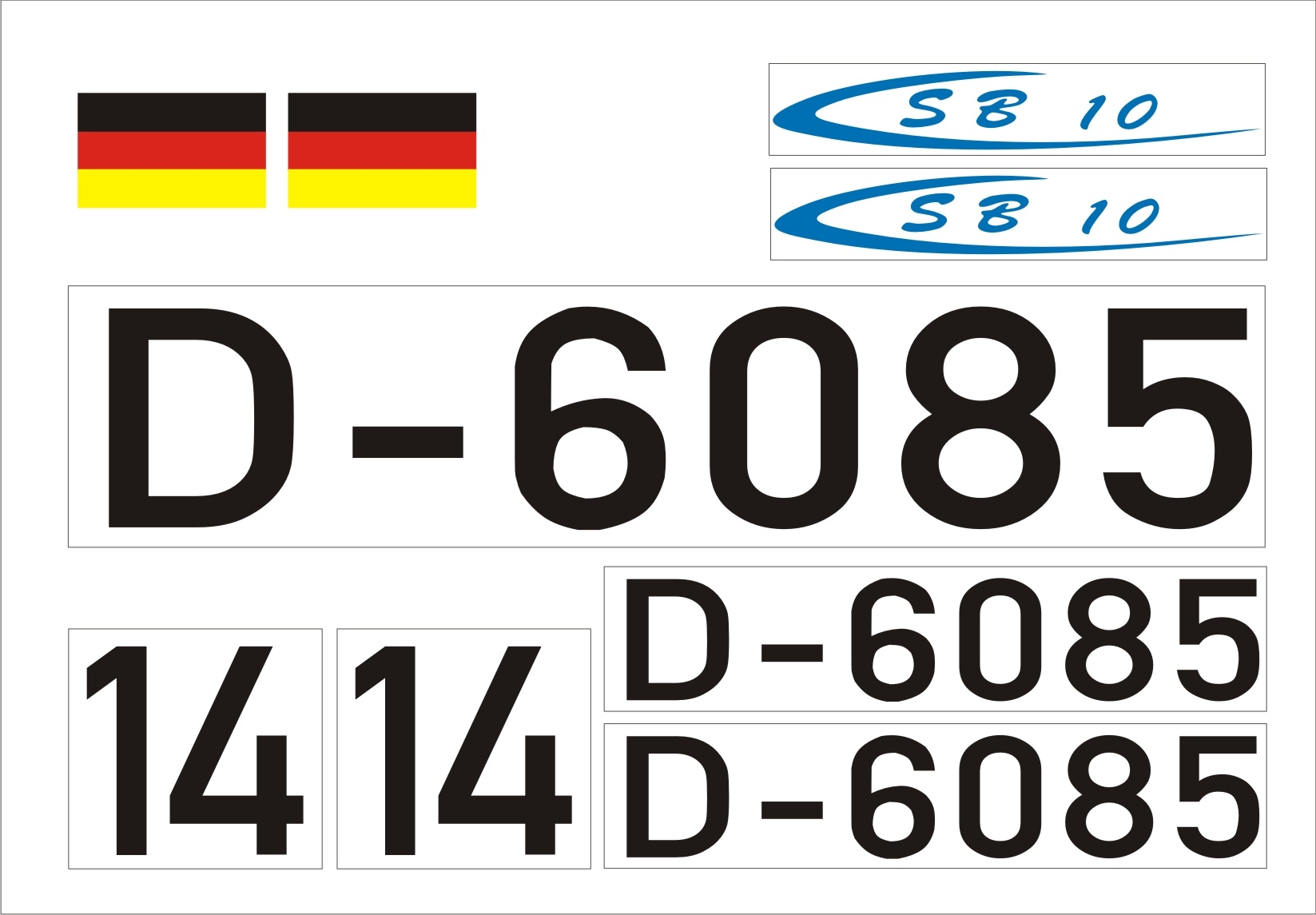 Dekor für SB 10 3,50 Meter